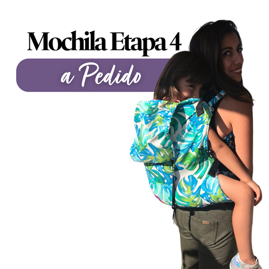 Mochila Ergo (desde 2 años) Customizada - Etapa 4