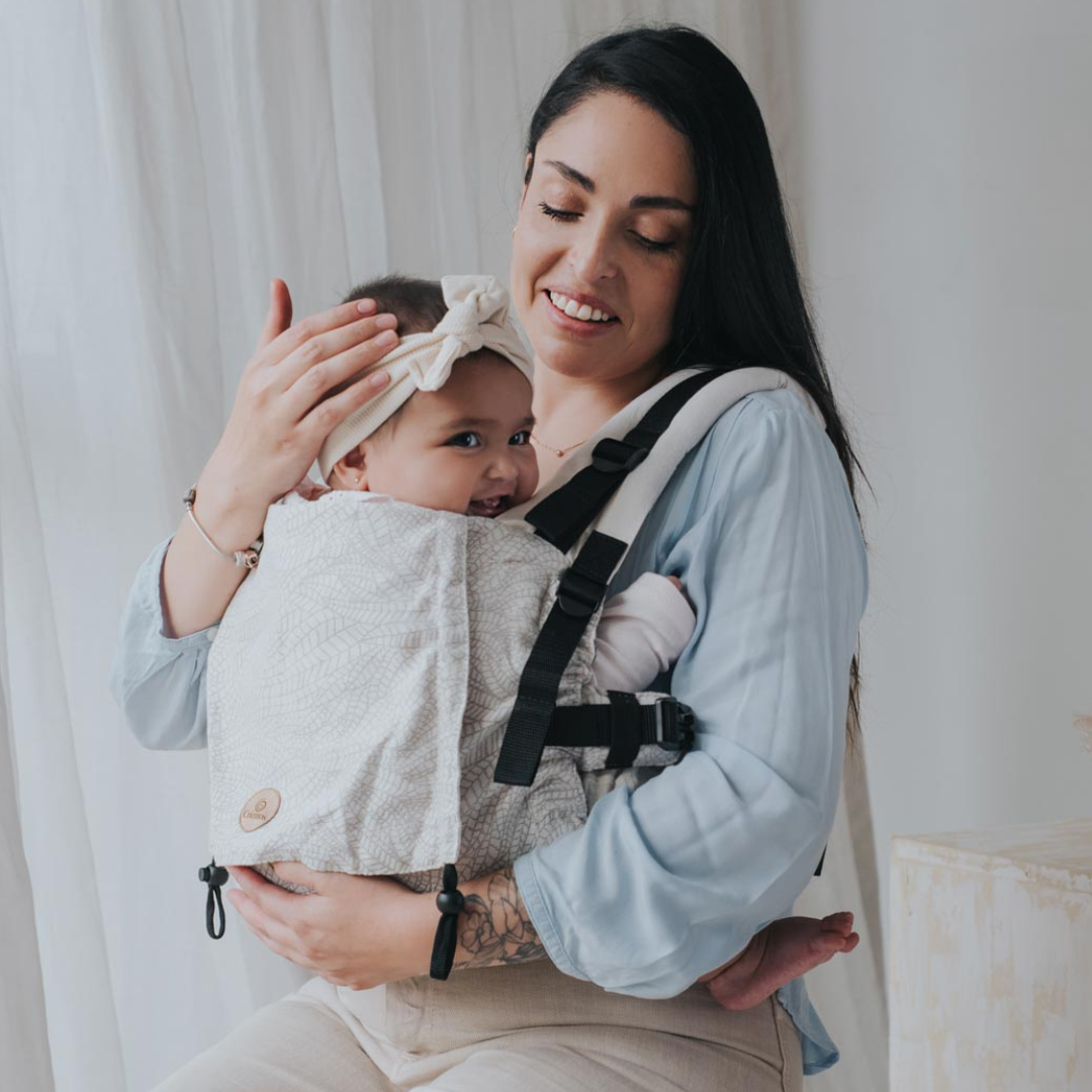 Mochila Ergo PREMIUM Fular Tejido Etapa Natural – Criemos