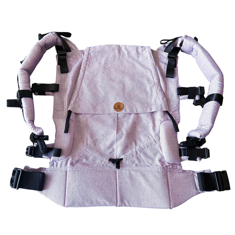 Mochila Ergo Etapa 2 Lino y Algodón - Violeta