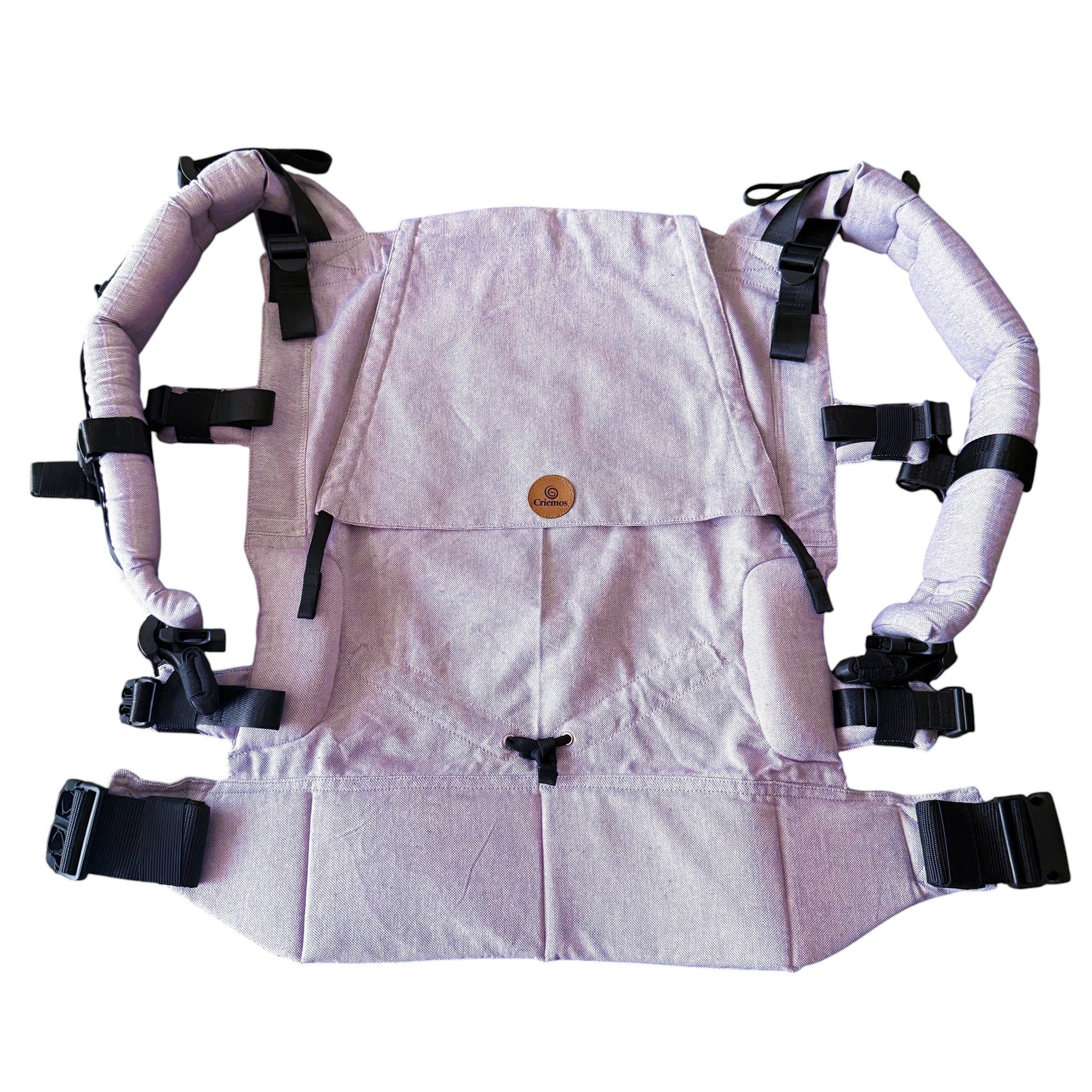 Mochila Ergo Etapa 2 Lino y Algodón - Violeta
