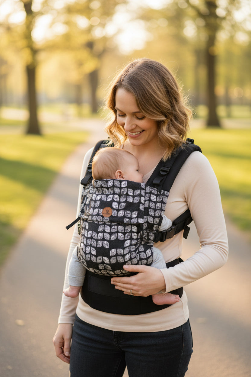 Mochila Ergo Premium Fular Tejido Etapa 1 - Mosaico