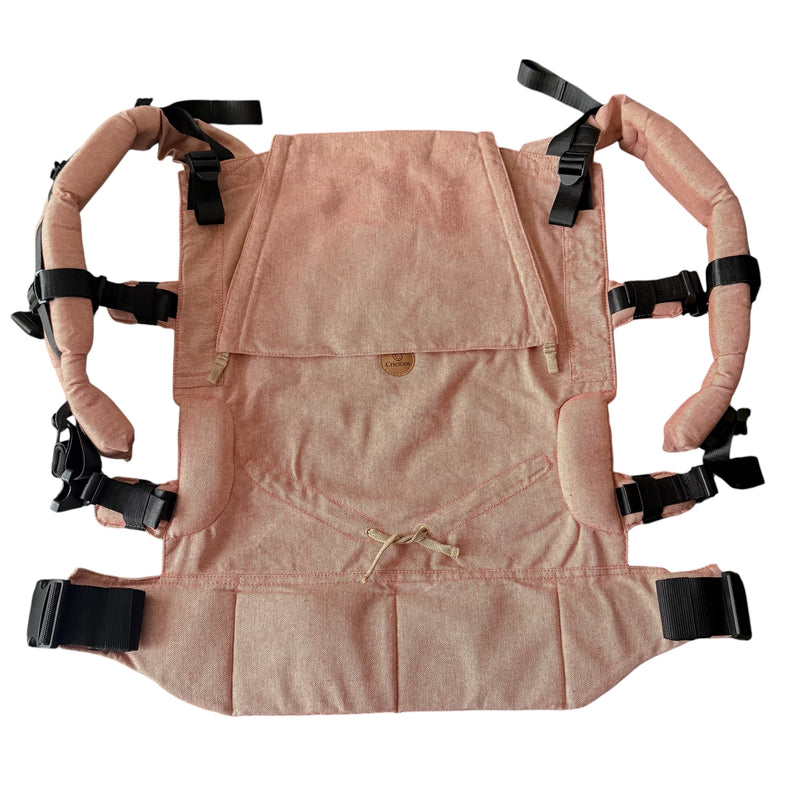 Mochila Ergo Etapa 2 Lino y Algodón - Terracota
