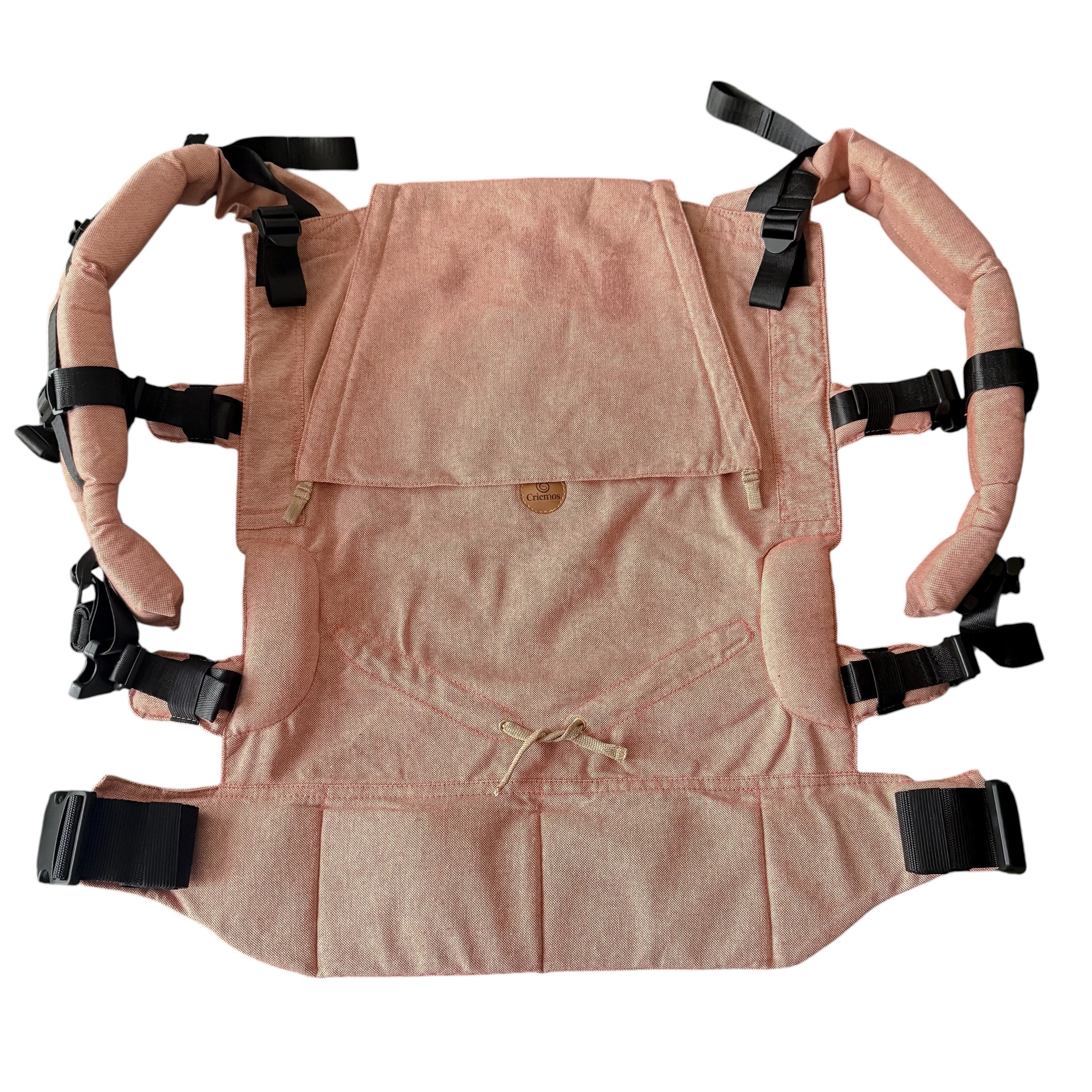 Mochila Ergo Etapa 2 Lino y Algodón - Terracota